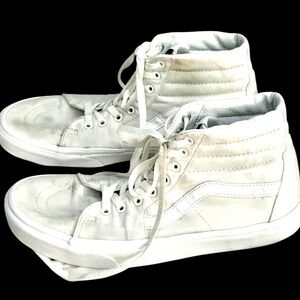 Vans High-Top Sneakers in Off-White